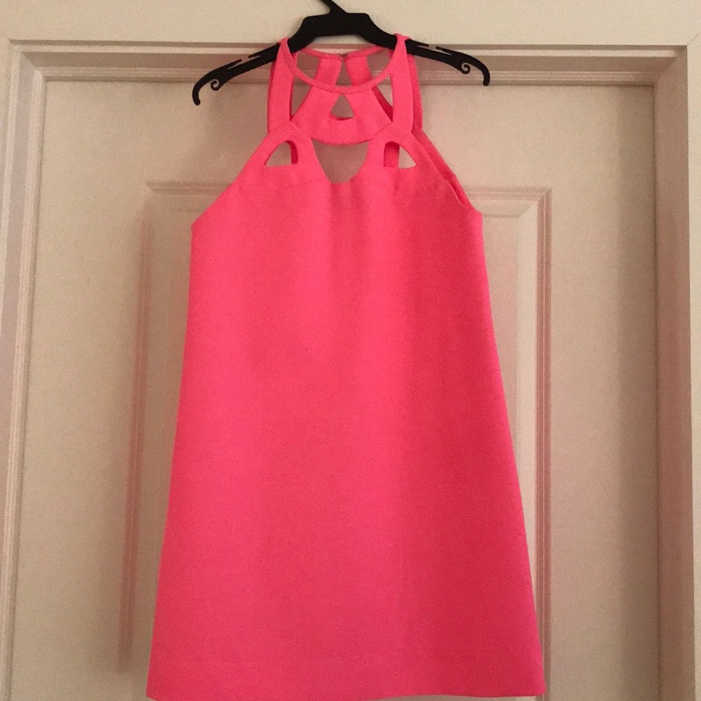 DVF pink dress